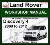 Land Rover Discovery 4 Workshop Service Repair Manual